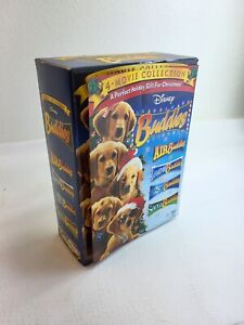 Disney Buddies DVD Set 4 Movie Collection - Air Buddies, Snow, Space, Santa