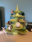 Vintage Jamar Mallory 6pc Treat Tree Ceramic Christmas Tree 15”