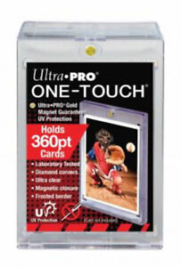 Ultra PRO BOOKLET Card 360pt One TOUCH Magnetic HOLDER Thick Cards-Wax Pack