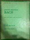 Bach. Two and Three Part Inventions. Kalmus. Edited by Hans Bischoff. USED 