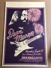 Dave Mason Vintage Concert Poster Armadillo World Headquarters Michael Priest
