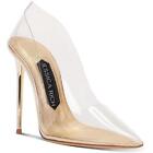 Jessica Rich Womens Fancy Stiletto Gold Pumps Shoes 37 Medium (B,M) BHFO 8360