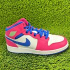 Nike Air Jordan 1 Mid Vivid Womens Size 6.5 Athletic Shoes Sneakers 555112-139