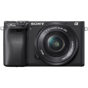 Sony a6400 Mirrorless APS-C Interchangeable-Lens Camera with 16-50mm Lens ILCE-6