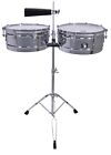 5d2 Timbale 14” & 15” Chrome Shells With Stand.