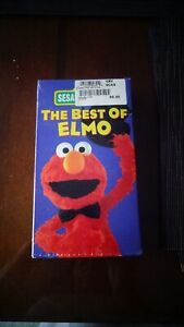 Sesame Street - The Best of Elmo (VHS, 1994), In plastic open at bottom