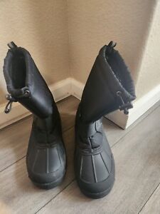 3m Thinsulate Snow / Winter Boots Black Size 9 Men’s #5
