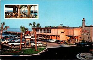 New ListingVirginia Beach, Virginia The Lighthouse Restaurant Postcard, Old Cars by Ocean