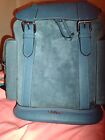NWT Coach CL955 Hudson Backpack in Suede and Natural Pebble Leather