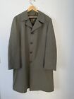 Vintage London Fog Mens Sz 40 Trench Coat, Houndstooth, Snow Cloth Wool Liner