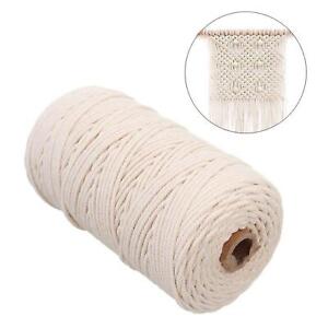 footful Home Cotton Twisted Cord Braided DIY Macrame String