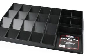 NEW BCW Black Card Sorting Tray Organizer Holder for Sports Trading Cards