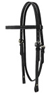 Tahoe Double Stitched Flat Leather Western Browband Headstall- Multiple Sizes