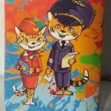 Vtg. Aeroflot (Russian) Airlines Children's 5 piece crayon pack--original box