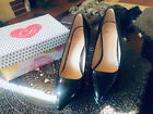NEW My Delicious Shoes Scheme Womens Classic Slip On Stiletto High Heel Black 8