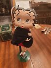 Betty Boop Doll With Black Shawl With Stand Great Condition Americana Classic!