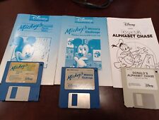 Donald's Alphabet Chase, Mickey's Memory, Mickey's Crossword (PC, 1988)!