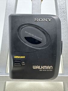 New ListingVintage Sony Walkman WM-EX102 Cassette Player Mega Bass Tested & Works VGC