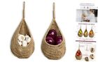 New Listing Hanging Baskets Onion Basket Hanging Fruit Baskets for Kitchen, 2 Pack-Small