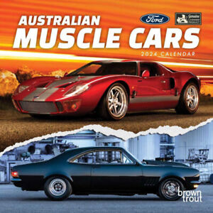 Browntrout Australian Muscle Cars OFFICIAL 2024 12 x 12 Wall Calendar w