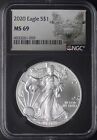 2020 American Silver Eagle - NGC MS69 - Black Core - ✪COINGIANTS✪