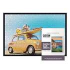 20x27 Puzzle Frame Kit with Glue Sheets  | Black Mid Century Picture Frame | Rea