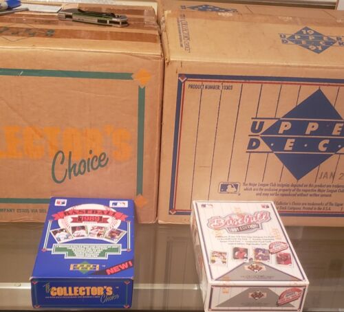 1 Box Each Of 1989 Upper Deck Low Series & 1991  Upper Deck Find The Nolan Box