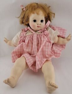 Vintage Madame Alexander  Puddin Baby Doll 3935 Blond Hair Blue Eyes