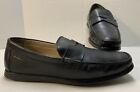 ECCO Mens Dress Moccasin Black Slip-On Leather Loafer Shoes Sz EU 45 US 11/11.5