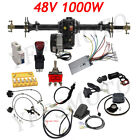 40''inch Differential Rear Axle Kit 48V 1000W Electric Brushless Motor 4 Wheeler