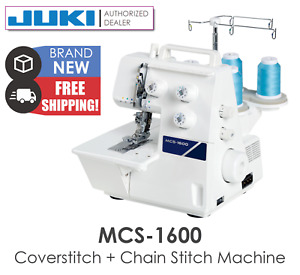 Juki MCS-1600 Coverstitch + Chain Stitch Sewing Serger Machine - Brand NEW