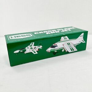 2021 Hess Toy Truck Cargo Plane & Jet New In Box Green/White Collectible