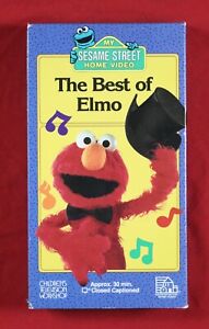 My Sesame Street Home Video Best Of Elmo VHS 1994 Tape Children’s Cartoon - RARE