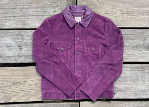 LVC Levi's Vintage Clothing 1960's Suede Trucker Jacket Purple Men's M
