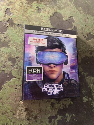 Ready Player One 4K + Blu-ray with OOP Target Exclusive Lenticular Slipcover