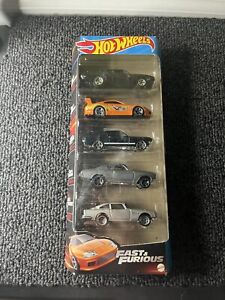 Hot Wheels 2023 5 Pack Fast and Furious Set Charger Mustang Chevelle Supra DB5