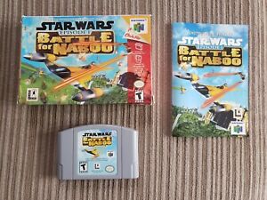Star Wars: Episode I: Battle for Naboo (N64, 2000) Pre-owned, GOOD condition
