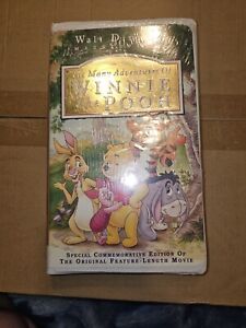 New ListingSEALED Disney's The Many Adventures of Winnie the Pooh VHS 1996 Masterpiece New