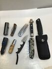 Mixed Lot of Knives Survival Tools Lighters Tomahawk CRKT Jet-Aer Scorch