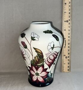 New ListingMoorcroft England Pottery Arts & Crafts Vase Bramble Revisted Alicia Amison
