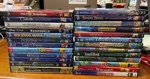 Classic Disney Movies Animation DVD You Choose Starting $1.68 Mermaid Mulan...