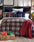 TOMMY HILFIGER MIDDLEBURY PLAID COMFORTER SET, QUEEN WITH STANDARD SHAMS