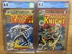 Marvel Spotlight #28 CGC 8.0 + #29 9.2 1st solo Moon Knight (1976)