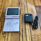 Nintendo Gameboy Advance GBA SP Handheld System Pearl Pink Model AGS-101 READ