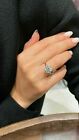 2CT Round Cut Lab-Created Diamond Women's Anniversary Ring 14K White Gold Finish