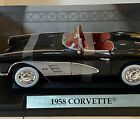 Black 1958 Chevrolet Corvette Convertible: 1:18 Scale Motor Max