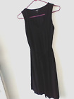 Simply Vera Wang Dress Black Sleeveless Tie waist size XS #74