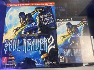 Legacy of Kain Soul Reaver 2 (Sony PlayStation 2) & Guide Both Perfect Mint