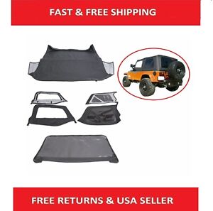 Skins Upper Soft Top Fits 1997-2006  Jeep Wrangler TJ Set 5 TA0930 Brand New (For: More than one vehicle)