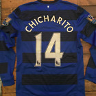 2011/12 Manchester United Away Jersey #14 Chicharito Long Sleeve Size 2XL